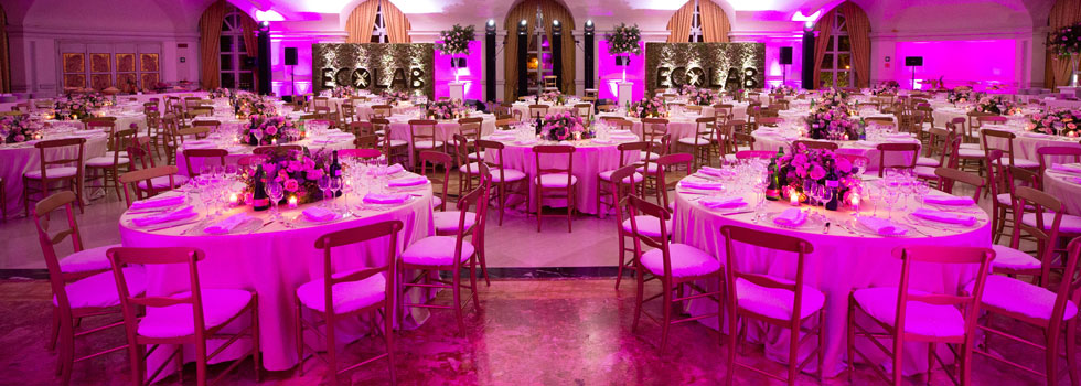 incentive travel dining event decor